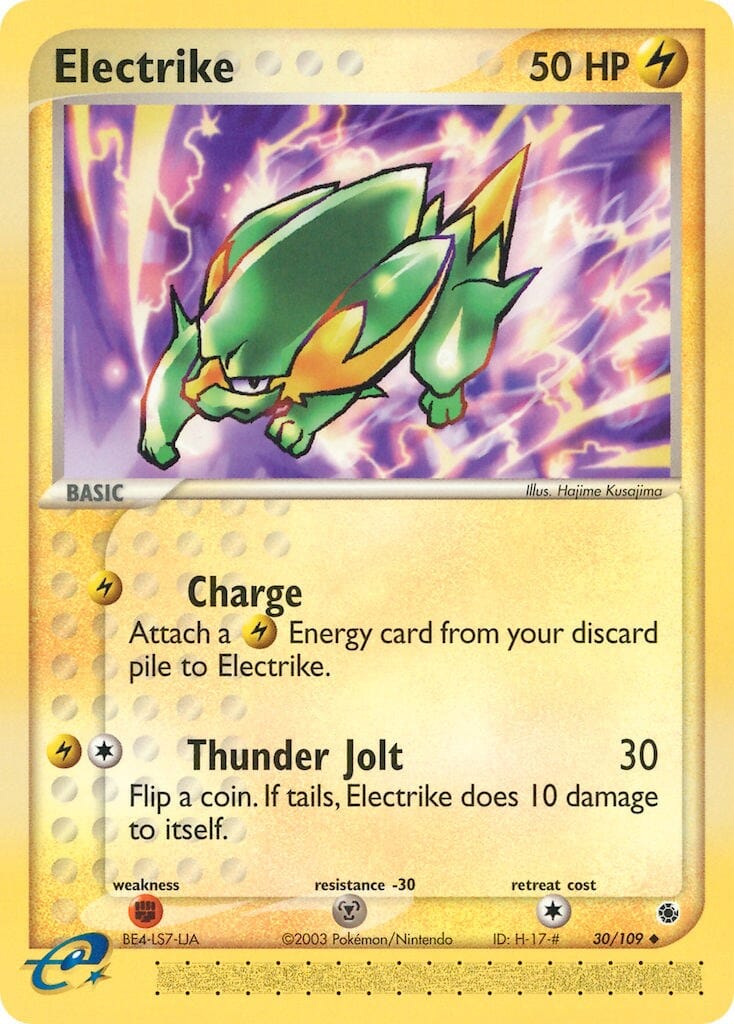 Electrike (30/109) [EX: Ruby & Sapphire] Pokemon Single Pokémon  | Multizone: Comics And Games