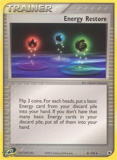 Energy Restore (81/109) [EX: Ruby & Sapphire] Pokemon Single Pokémon  | Multizone: Comics And Games