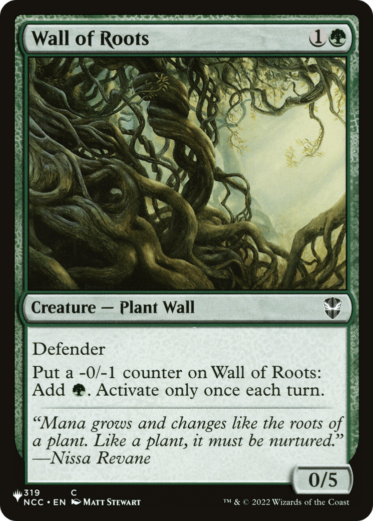 Wall of Roots [The List] MTG Single Magic: The Gathering  | Multizone: Comics And Games
