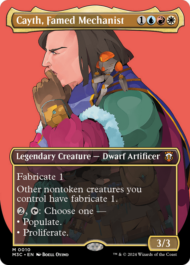 Cayth, Famed Mechanist (Borderless) [Modern Horizons 3 Commander] MTG Single Magic: The Gathering  | Multizone: Comics And Games