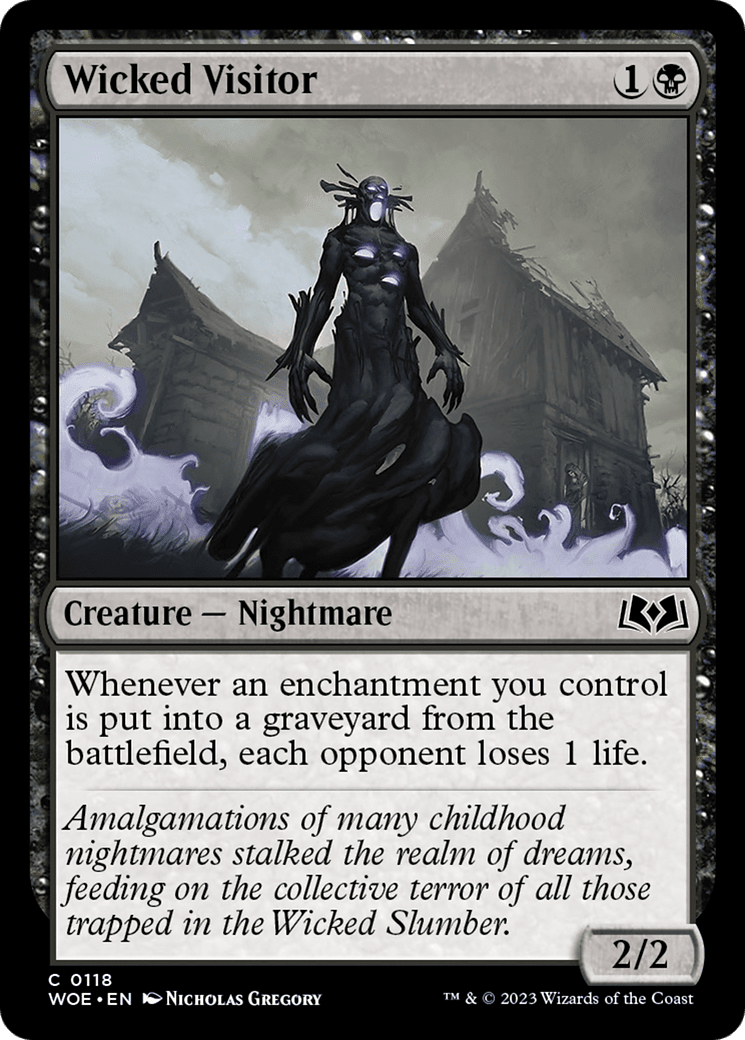 Wicked Visitor [Wilds of Eldraine] MTG Single Magic: The Gathering  | Multizone: Comics And Games