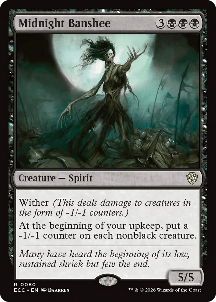 Midnight Banshee [Lorwyn Eclipsed Commander] MTG Single Magic: The Gathering  | Multizone: Comics And Games