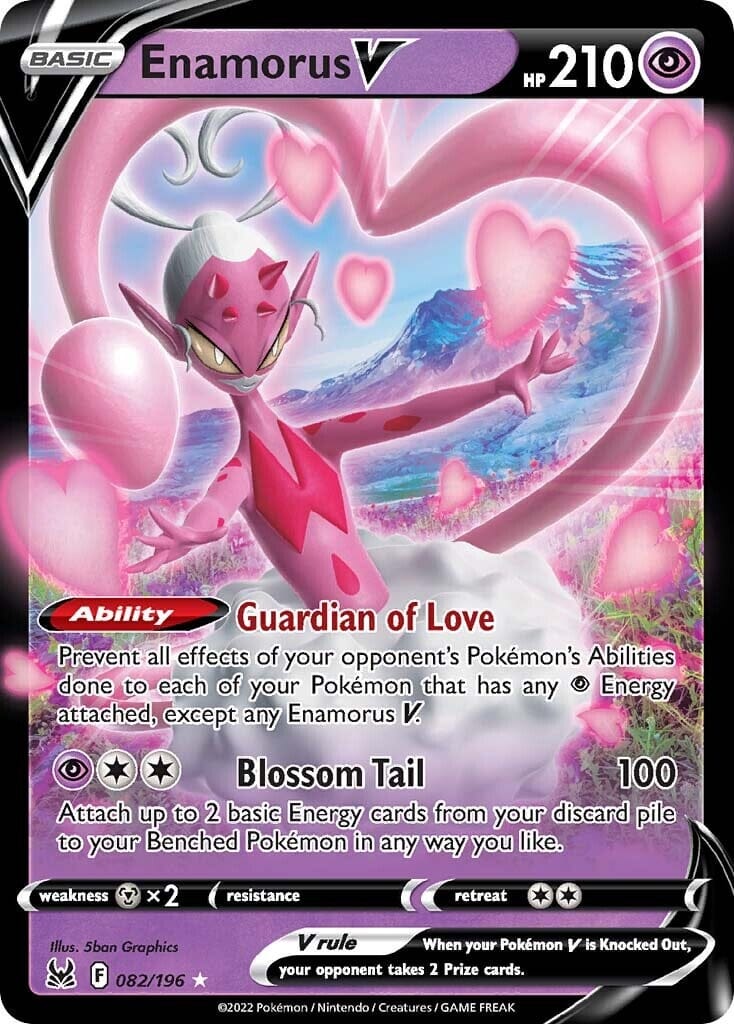 Enamorus V (082/196) [Sword & Shield: Lost Origin] Pokemon Single Pokémon  | Multizone: Comics And Games