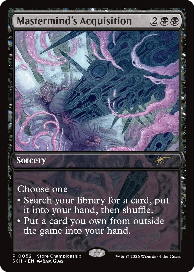 Mastermind's Acquisition [Store Championship 2026] MTG Single Magic: The Gathering  | Multizone: Comics And Games