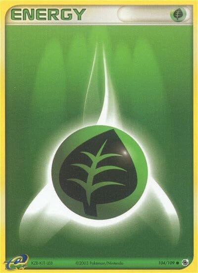 Grass Energy (104/109) [EX: Ruby & Sapphire] Pokemon Single Pokémon  | Multizone: Comics And Games