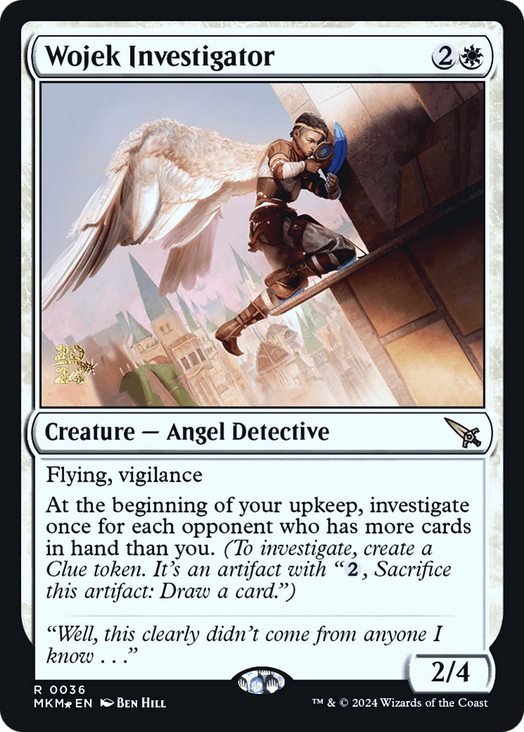 Wojek Investigator [Murders at Karlov Manor Prerelease Promos] MTG Single Magic: The Gathering  | Multizone: Comics And Games