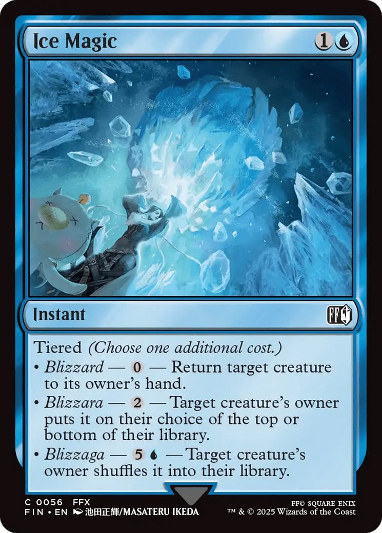 Ice Magic [FINAL FANTASY] MTG Single Magic: The Gathering  | Multizone: Comics And Games