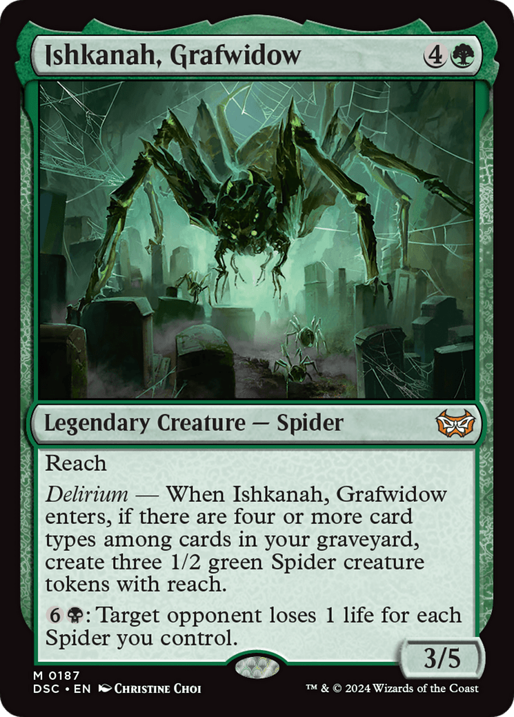 Ishkanah, Grafwidow [Duskmourn: House of Horror Commander] MTG Single Magic: The Gathering  | Multizone: Comics And Games