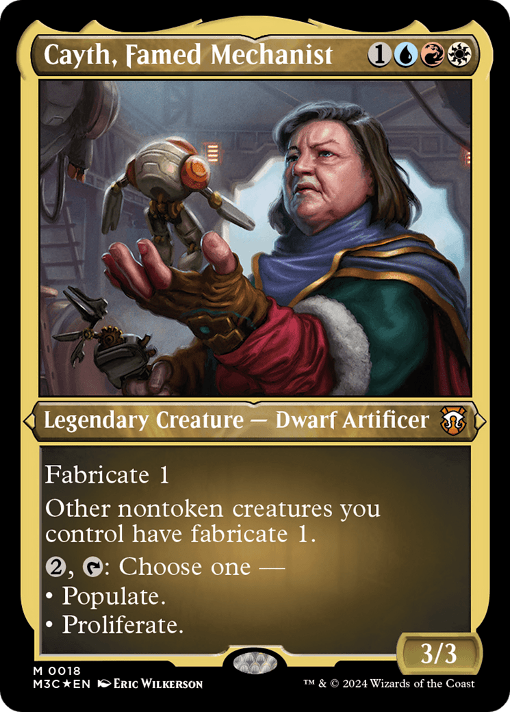 Cayth, Famed Mechanist (Foil Etched) [Modern Horizons 3 Commander] MTG Single Magic: The Gathering  | Multizone: Comics And Games
