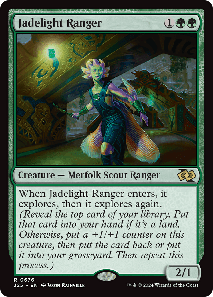 Jadelight Ranger [Foundations Jumpstart] MTG Single Magic: The Gathering  | Multizone: Comics And Games