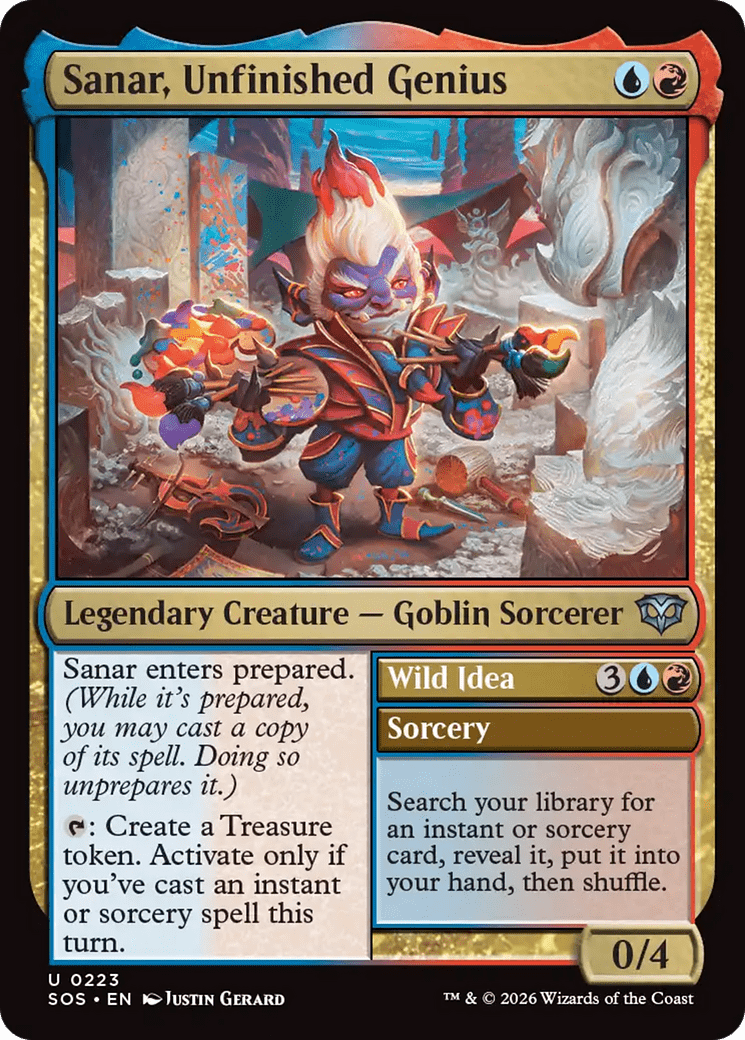 Sanar, Unfinished Genius [Secrets of Strixhaven] MTG Single Magic: The Gathering  | Multizone: Comics And Games