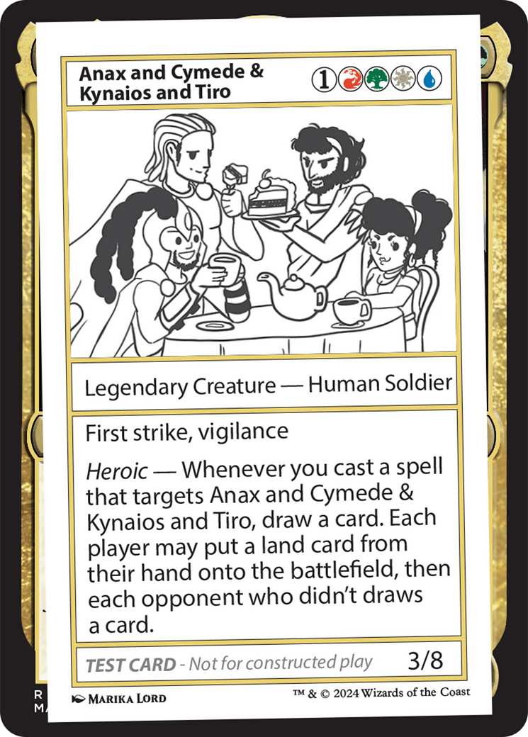 Anax and Cymede & Kynaios and Tiro [Mystery Booster 2 Playtest Cards] MTG Single Magic: The Gathering  | Multizone: Comics And Games