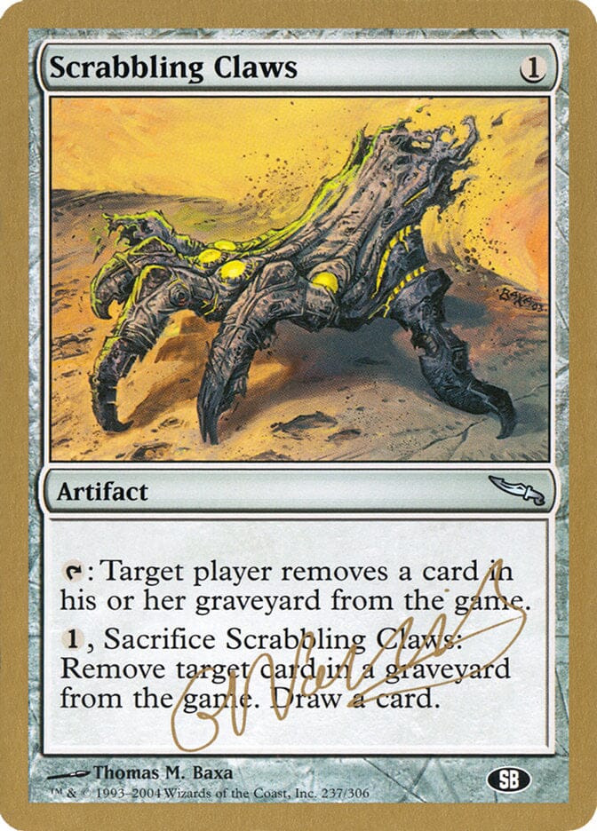 Scrabbling Claws (Gabriel Nassif) (SB) [World Championship Decks 2004] MTG Single Magic: The Gathering  | Multizone: Comics And Games