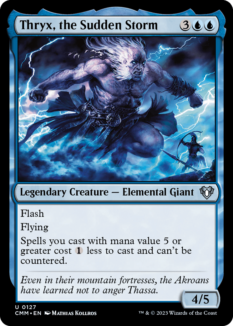 Thryx, the Sudden Storm [Commander Masters] MTG Single Magic: The Gathering  | Multizone: Comics And Games