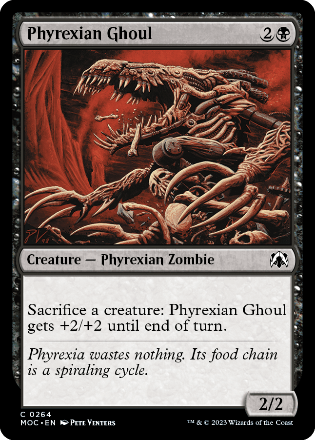 Phyrexian Ghoul [March of the Machine Commander] MTG Single Magic: The Gathering  | Multizone: Comics And Games
