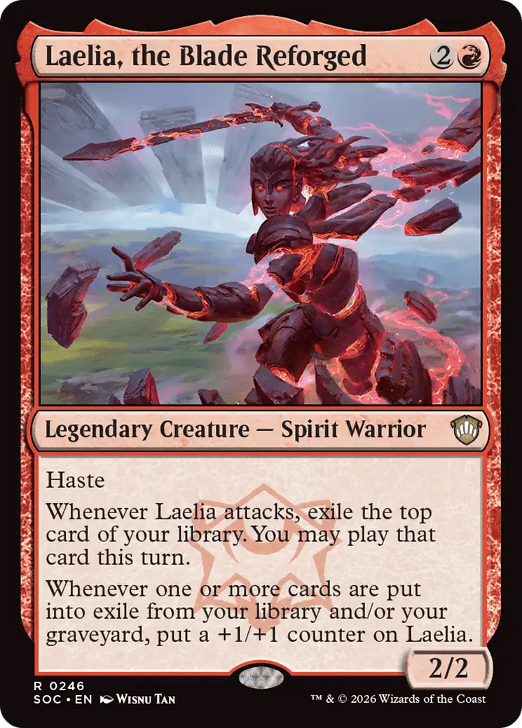 Laelia, the Blade Reforged [Secrets of Strixhaven Commander] MTG Single Magic: The Gathering  | Multizone: Comics And Games