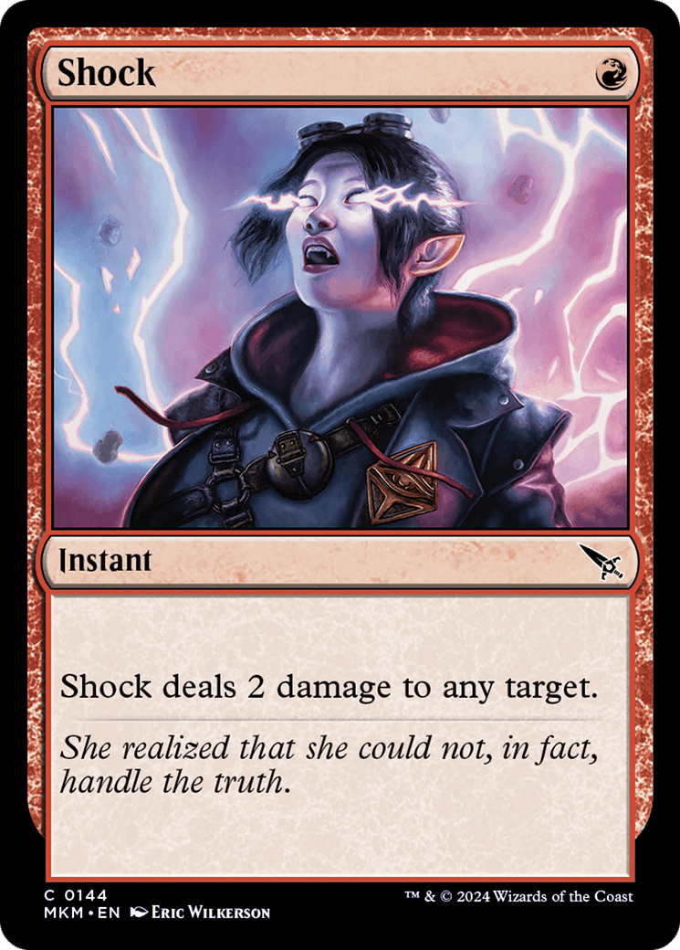 Shock [Murders at Karlov Manor] MTG Single Magic: The Gathering  | Multizone: Comics And Games