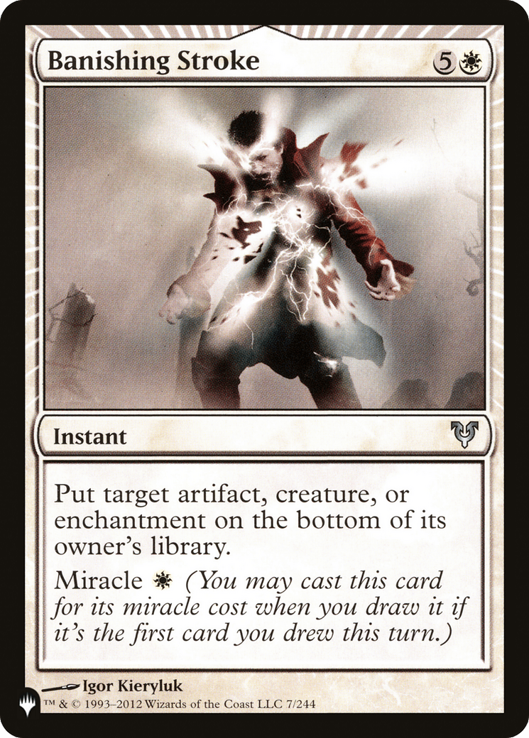 Banishing Stroke [The List] MTG Single Magic: The Gathering  | Multizone: Comics And Games