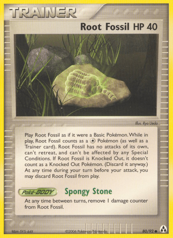 Root Fossil (80/92) [EX: Legend Maker] Pokemon Single Pokémon  | Multizone: Comics And Games