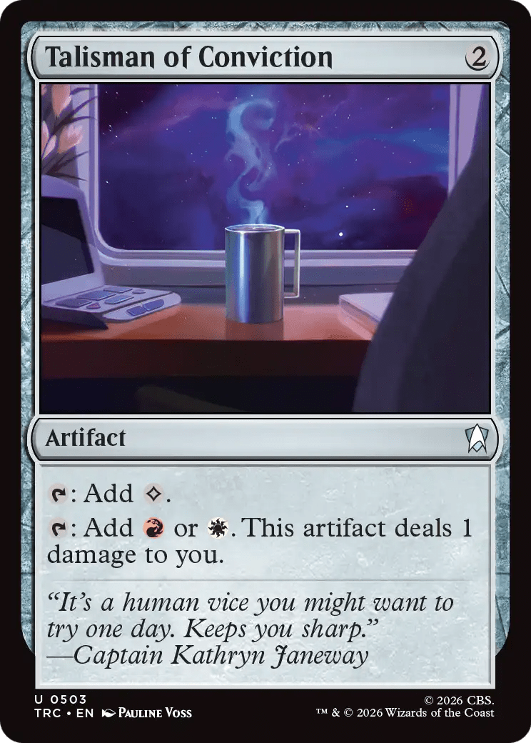 Talisman of Conviction [Star Trek Commander] MTG Single Magic: The Gathering  | Multizone: Comics And Games