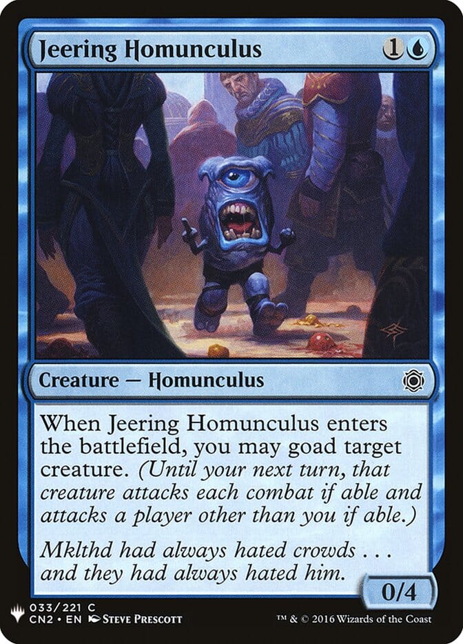 Jeering Homunculus [Mystery Booster] MTG Single Magic: The Gathering  | Multizone: Comics And Games