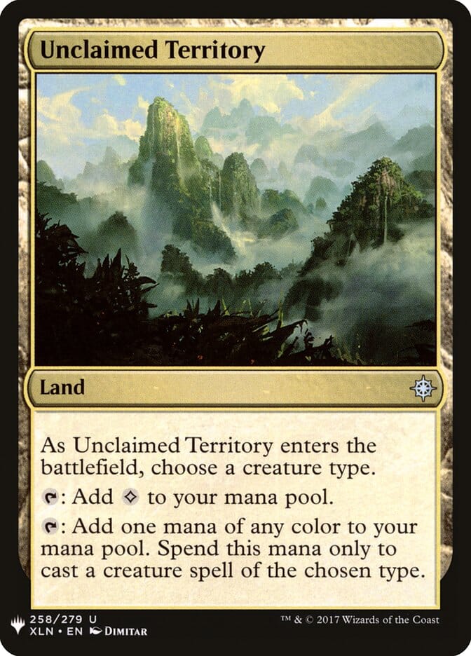 Unclaimed Territory [Mystery Booster] MTG Single Magic: The Gathering  | Multizone: Comics And Games