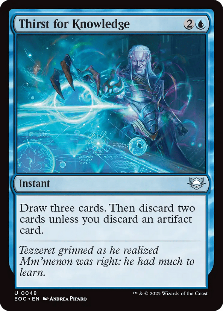 Thirst for Knowledge [Edge of Eternities Commander] MTG Single Magic: The Gathering  | Multizone: Comics And Games