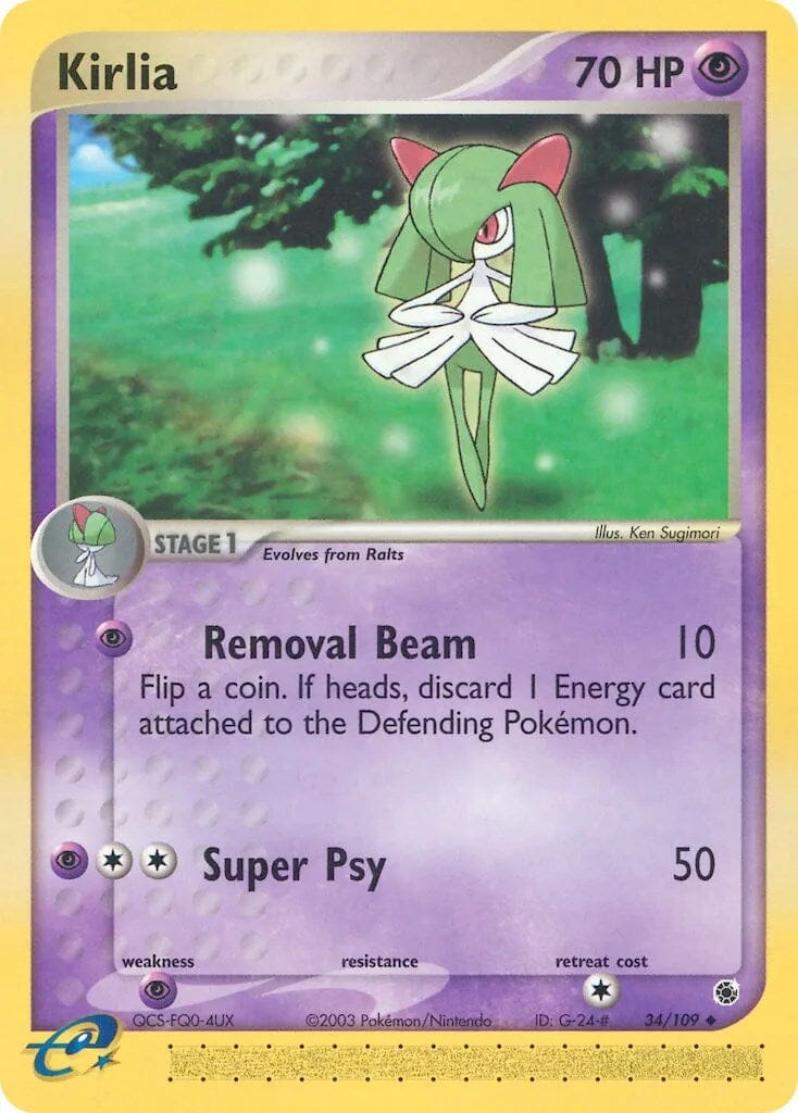 Kirlia (34/109) [EX: Ruby & Sapphire] Pokemon Single Pokémon  | Multizone: Comics And Games