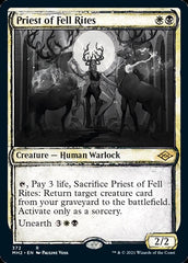 Priest of Fell Rites (Sketch) [Modern Horizons 2] MTG Single Magic: The Gathering  | Multizone: Comics And Games