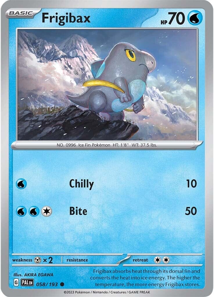 Frigibax (058/193) [Scarlet & Violet: Paldea Evolved] Pokemon Single Pokémon  | Multizone: Comics And Games