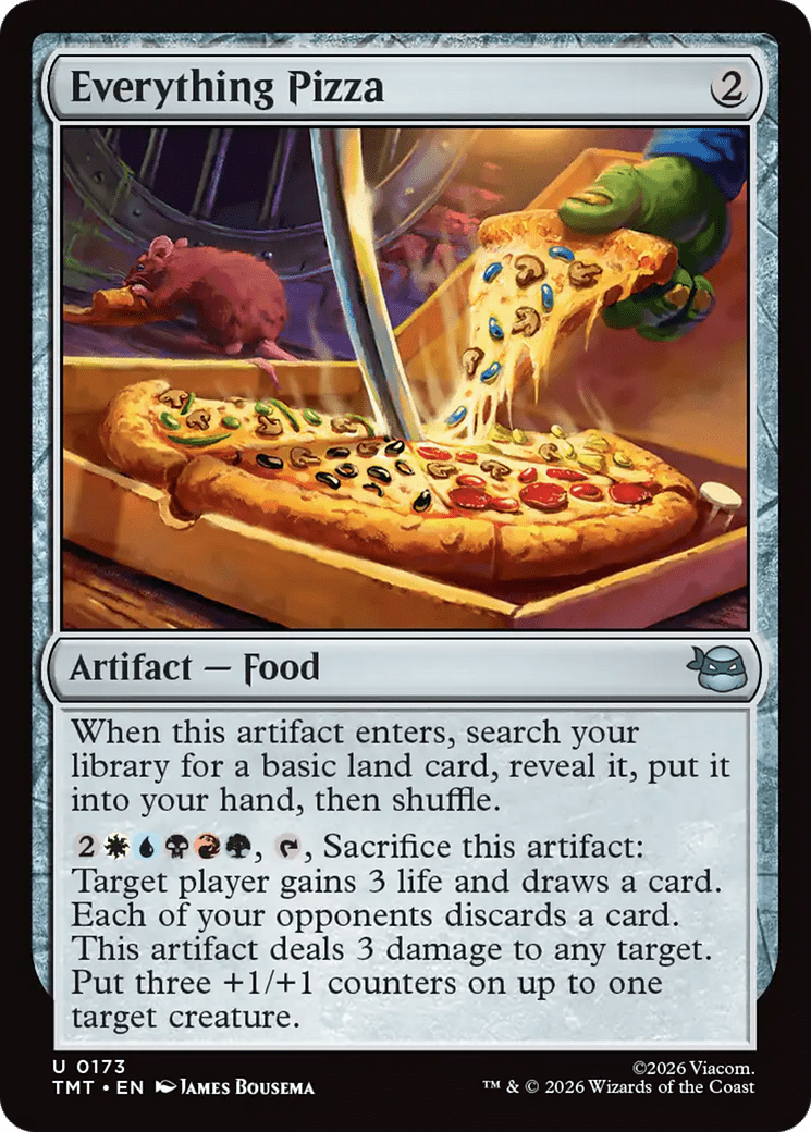 Everything Pizza [Teenage Mutant Ninja Turtles] MTG Single Magic: The Gathering  | Multizone: Comics And Games