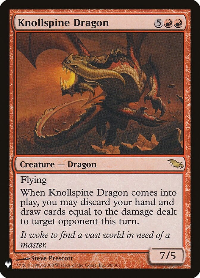 Knollspine Dragon [The List] MTG Single Magic: The Gathering  | Multizone: Comics And Games