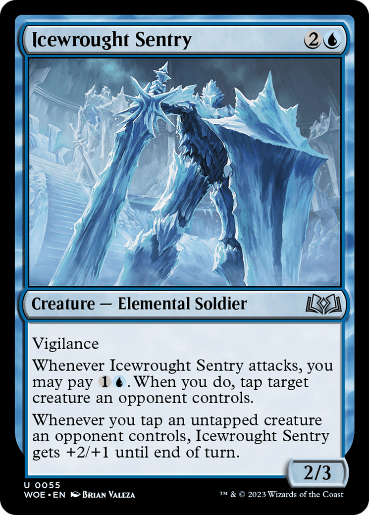 Icewrought Sentry [Wilds of Eldraine] MTG Single Magic: The Gathering  | Multizone: Comics And Games