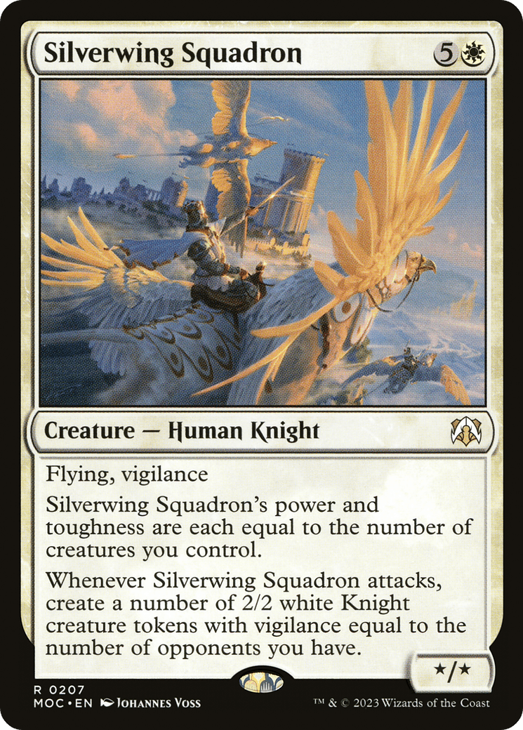 Silverwing Squadron [March of the Machine Commander] MTG Single Magic: The Gathering  | Multizone: Comics And Games