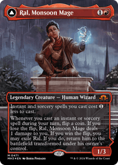 Ral, Monsoon Mage // Ral, Leyline Prodigy (Borderless) (Textured Foil) [Modern Horizons 3] MTG Single Magic: The Gathering  | Multizone: Comics And Games