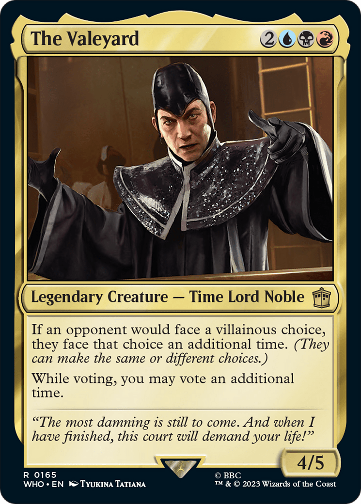 The Valeyard [Doctor Who] MTG Single Magic: The Gathering  | Multizone: Comics And Games