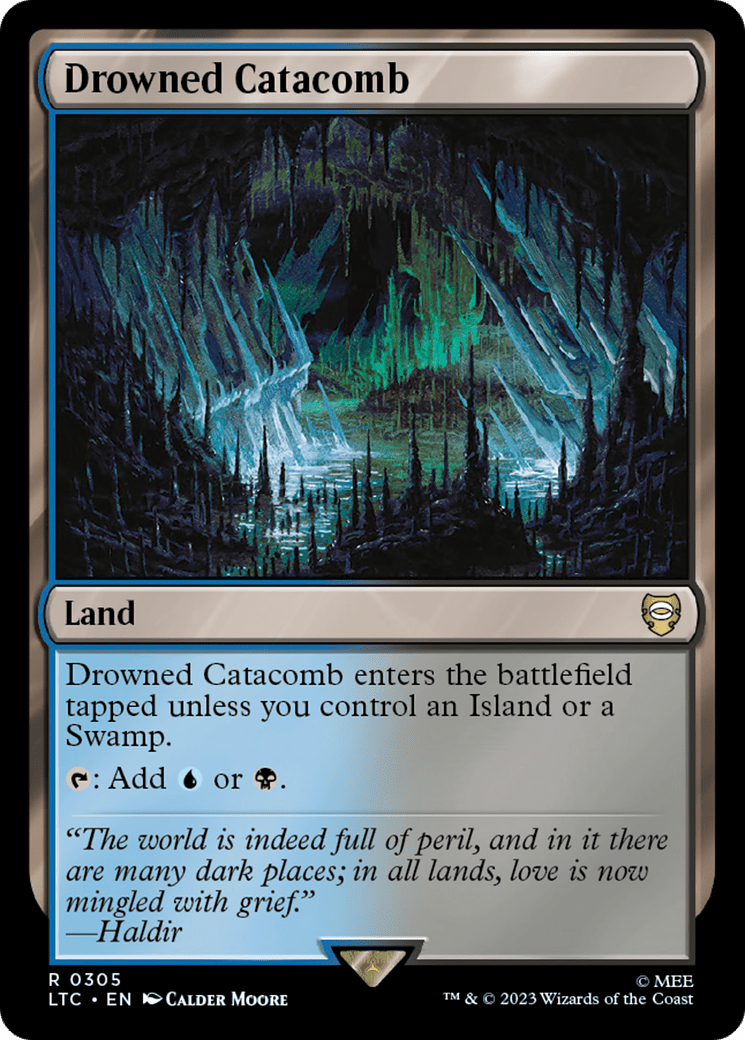 Drowned Catacomb [The Lord of the Rings: Tales of Middle-Earth Commander] MTG Single Magic: The Gathering  | Multizone: Comics And Games