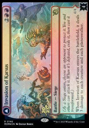 Invasion of Karsus // Refraction Elemental [March of the Machine Prerelease Promos] MTG Single Magic: The Gathering  | Multizone: Comics And Games