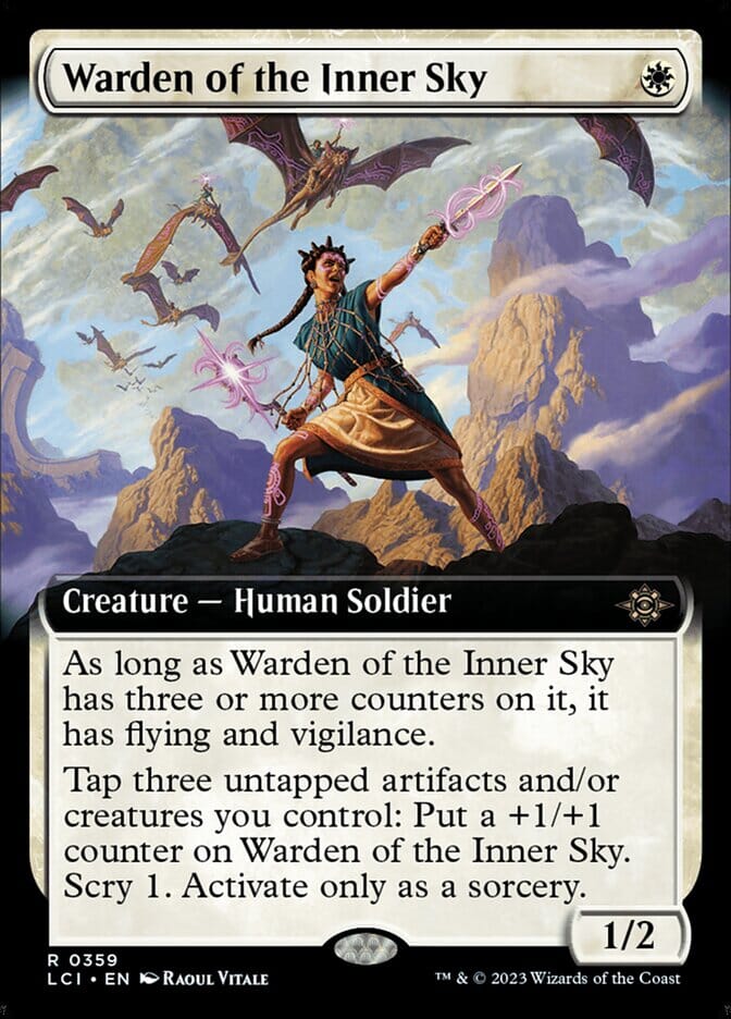 Warden of the Inner Sky (Extended Art) [The Lost Caverns of Ixalan] MTG Single Magic: The Gathering  | Multizone: Comics And Games