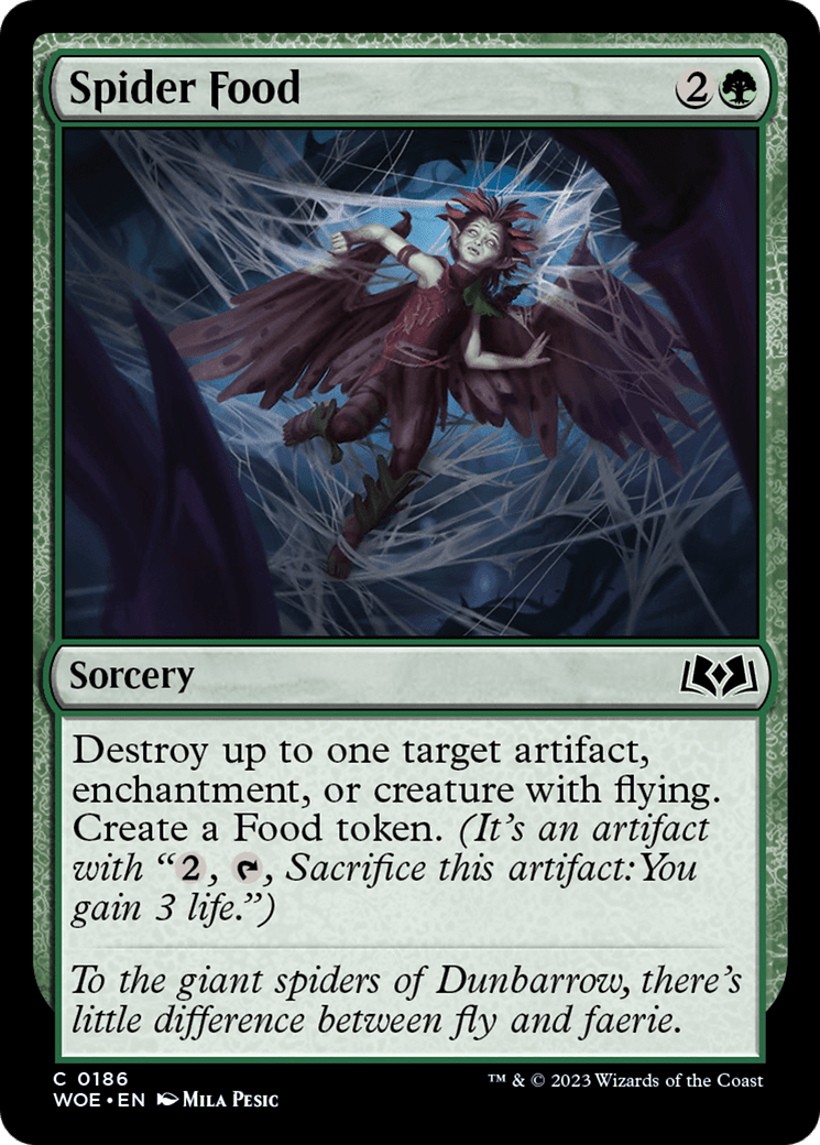 Spider Food [Wilds of Eldraine] MTG Single Magic: The Gathering  | Multizone: Comics And Games