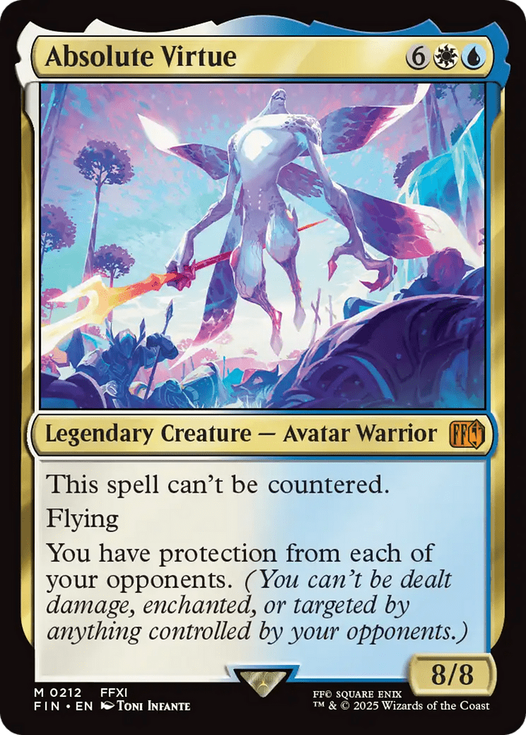 Absolute Virtue [FINAL FANTASY] MTG Single Magic: The Gathering  | Multizone: Comics And Games