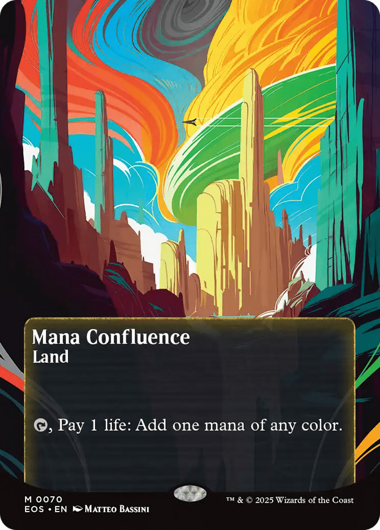 Mana Confluence (0070) (Borderless) [Edge of Eternities: Stellar Sights] MTG Single Magic: The Gathering  | Multizone: Comics And Games