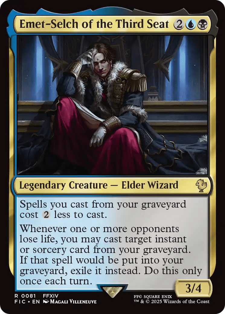Emet-Selch of the Third Seat [FINAL FANTASY Commander] MTG Single Magic: The Gathering  | Multizone: Comics And Games