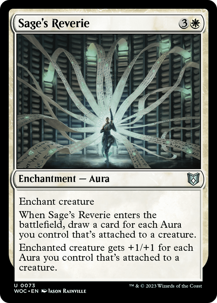 Sage's Reverie [Wilds of Eldraine Commander] MTG Single Magic: The Gathering  | Multizone: Comics And Games