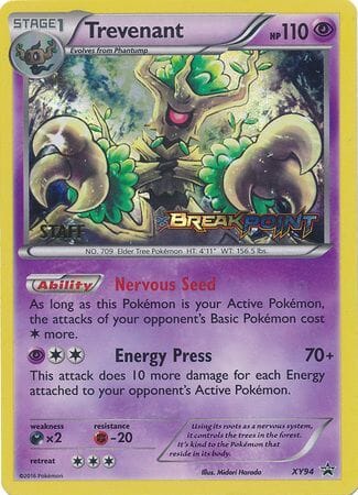 Trevenant (XY94) (Staff) [XY: Black Star Promos] Pokemon Single Pokémon  | Multizone: Comics And Games