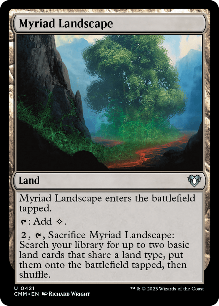 Myriad Landscape [Commander Masters] MTG Single Magic: The Gathering  | Multizone: Comics And Games