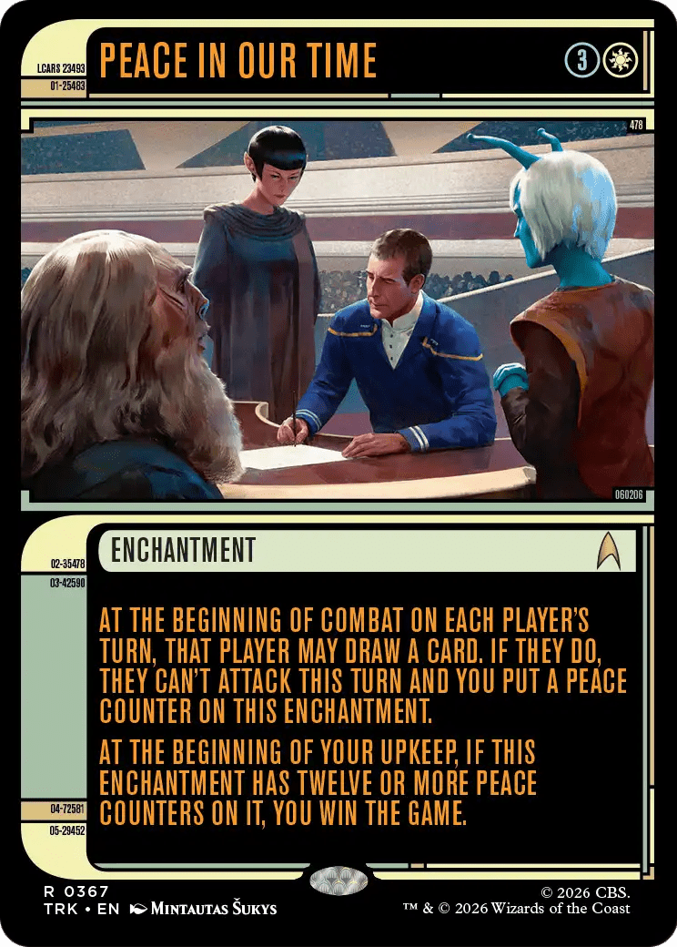 Peace in Our Time (Showcase) [Star Trek] MTG Single Magic: The Gathering  | Multizone: Comics And Games