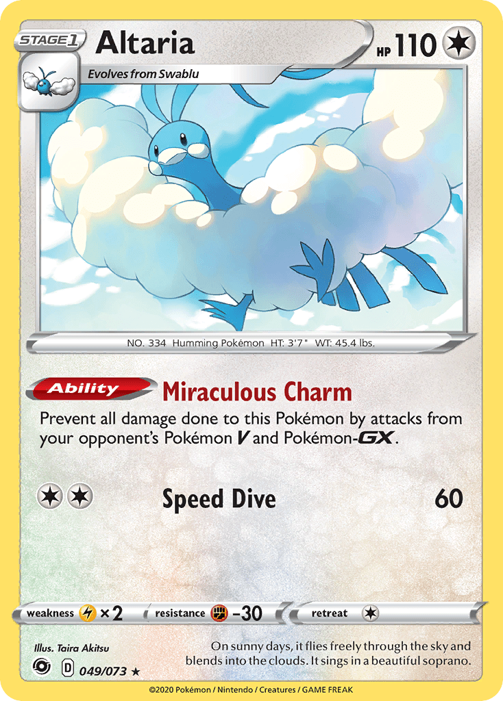 Altaria (049/073) [Sword & Shield: Champion's Path] Pokemon Single Pokémon  | Multizone: Comics And Games