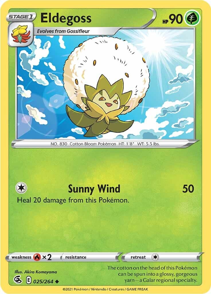 Eldegoss (025/264) [Sword & Shield: Fusion Strike] Pokemon Single Pokémon  | Multizone: Comics And Games