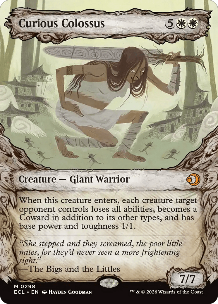 Curious Colossus (Showcase) [Lorwyn Eclipsed] MTG Single Magic: The Gathering  | Multizone: Comics And Games